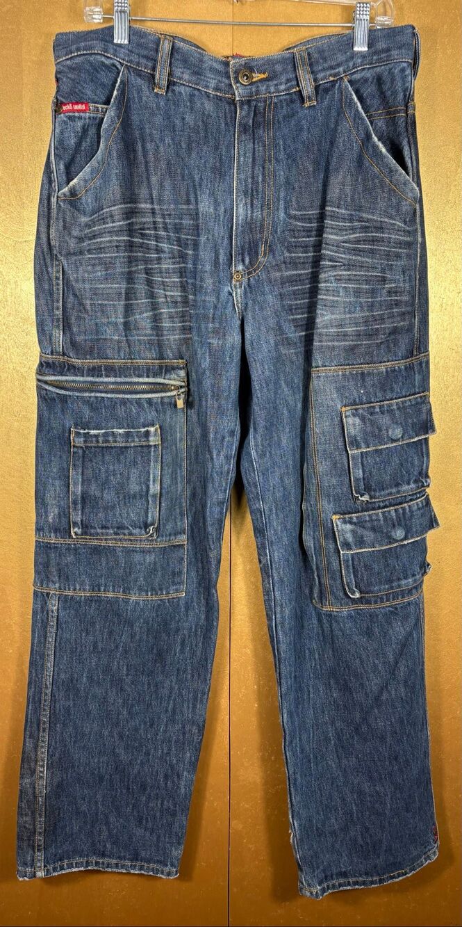 Ecko Marc Ecko mens admiral cargo jeans size 32